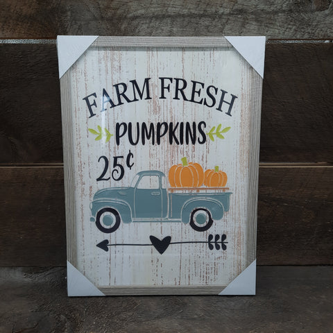 Pumpkin Truck Sign