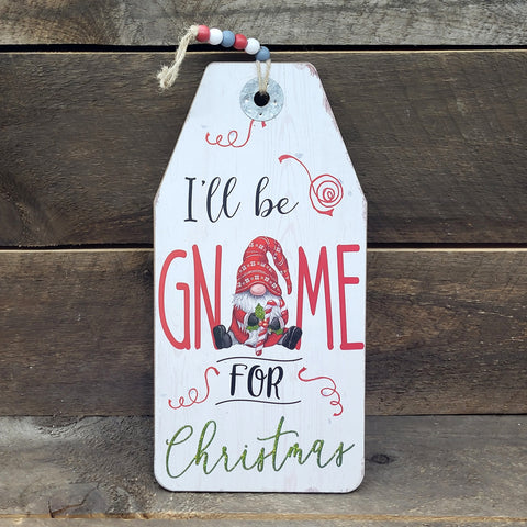 7.5"x15.5" Gnome Tag Wall Sign