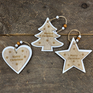 Star/Heart/Tree Ornament 4"