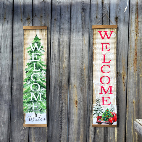 Welcome Banner 12x47"