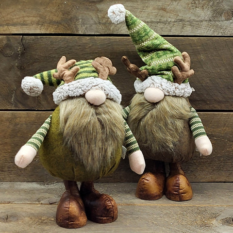 Grn/Brn Gnome w/Antlers
