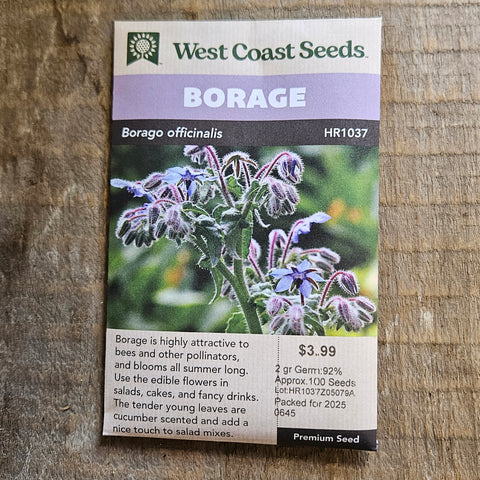 Borage Seeds - West Coast Seeds