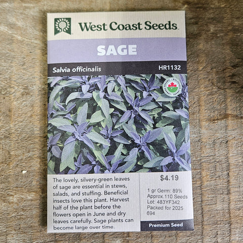 Sage Certified Organic Seeds - West Coast Seeds