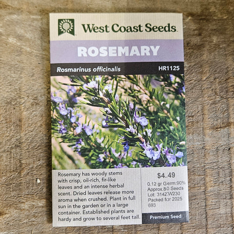 Rosemary - West Coast Seeds