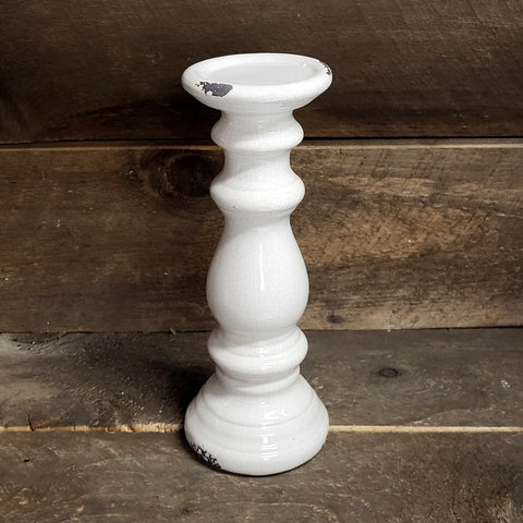 Pillar 'White Crackle'