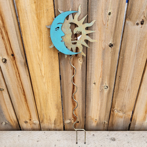 Garden Stake 'Moon and Sun'