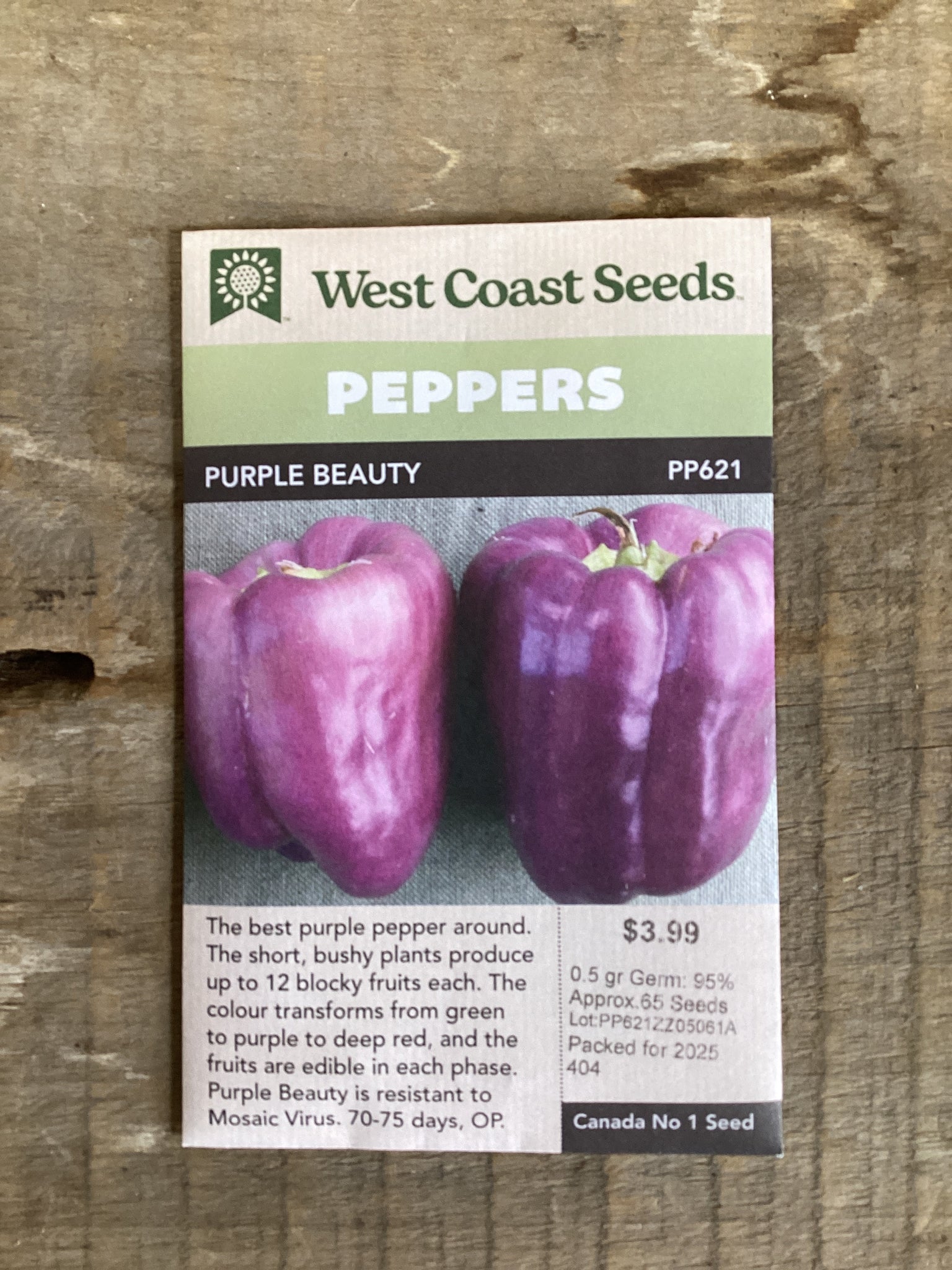 ‘Purple Beauty’ Peppers - West Coast Seeds
