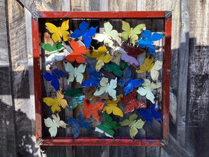 Butterfly Framed Wall Panel