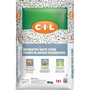 C-I-L Decorative White Stone 18kg Bag