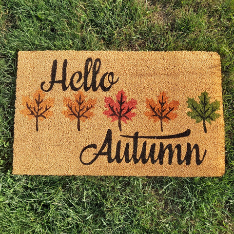 Doormat 'Hello Autumn'