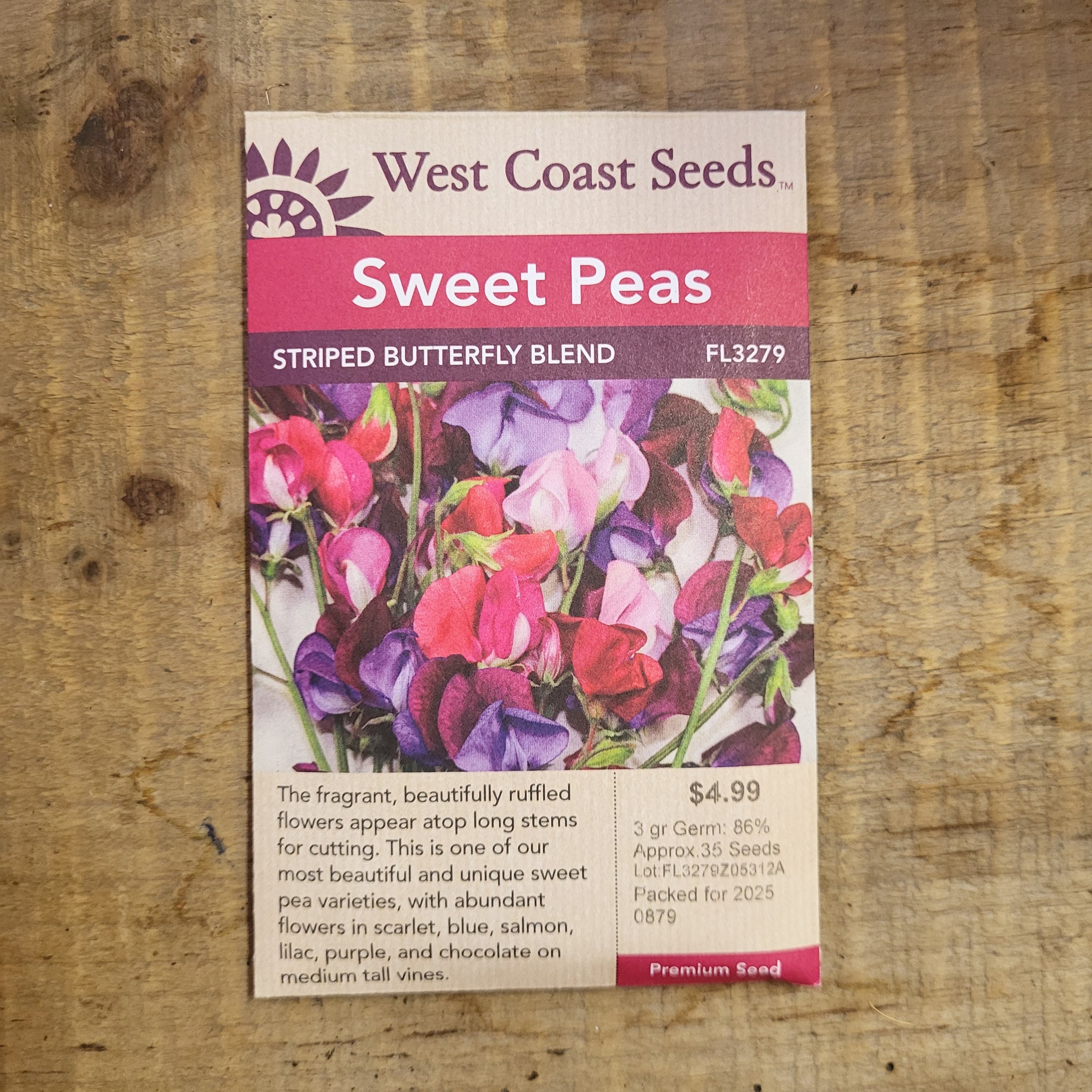 Sweet 0eas 'Striped Butterfly Blend'