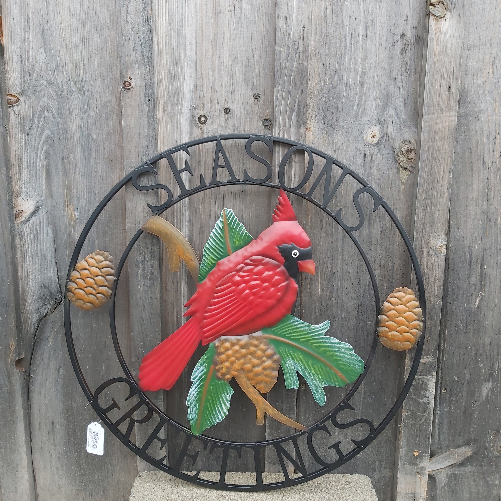 Cardinal Circle 'Seasons Greetings'