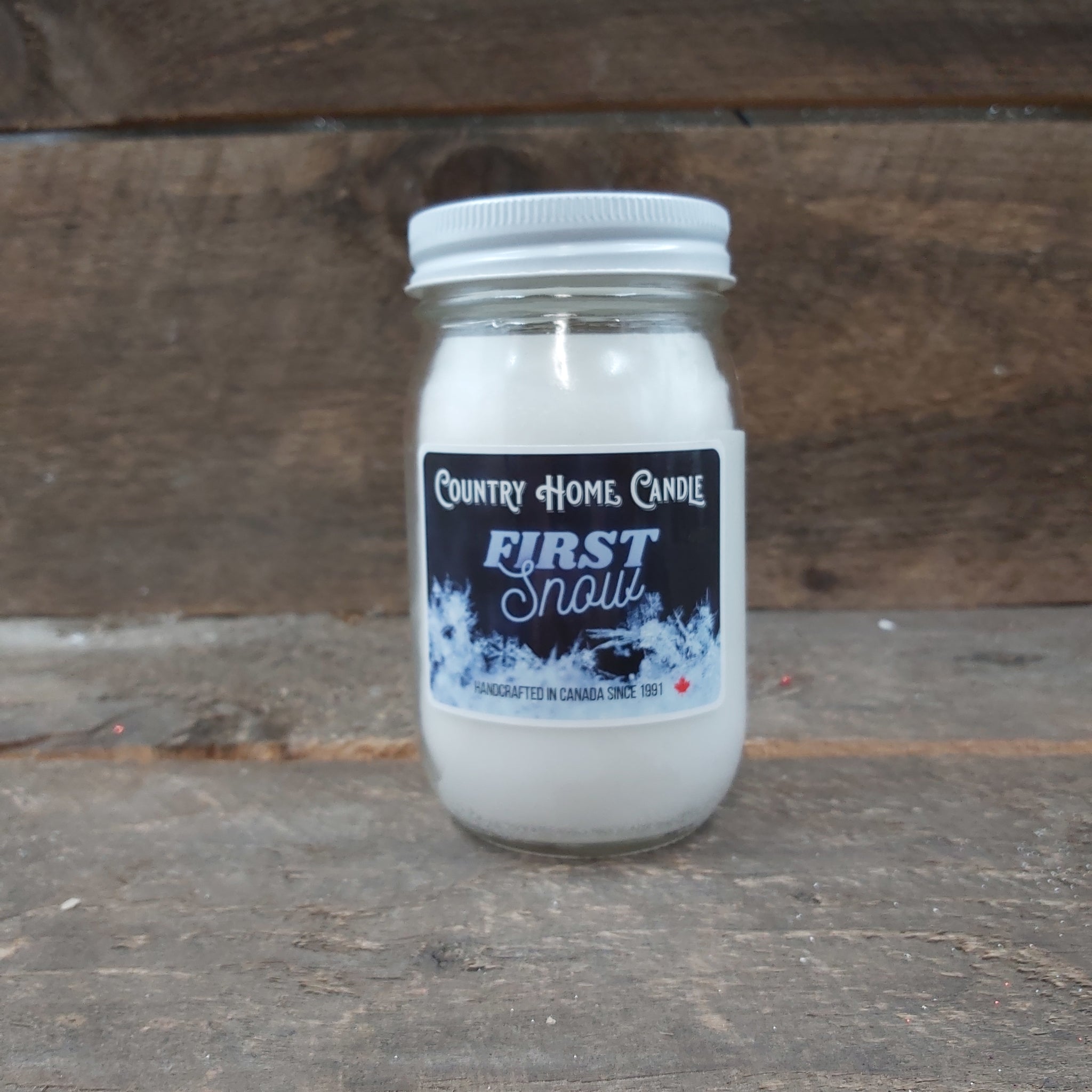 First Snow - Mason Jar Candle 16oz