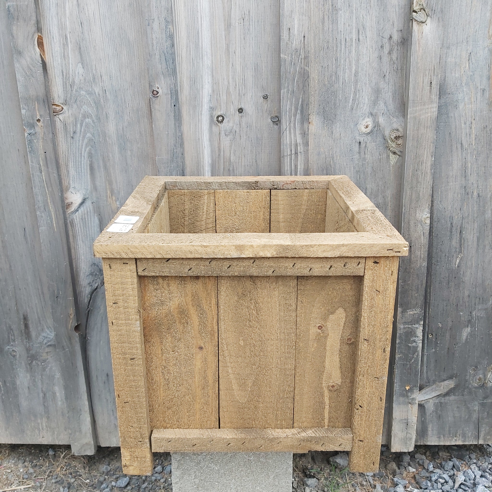 Square Pine Planter 13"x13"x13"
