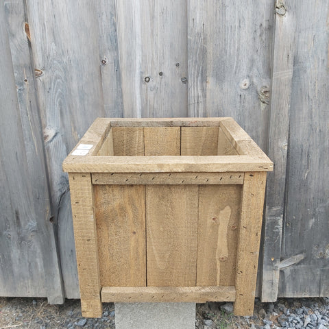 Square Pine Planter 13"x13"x13"