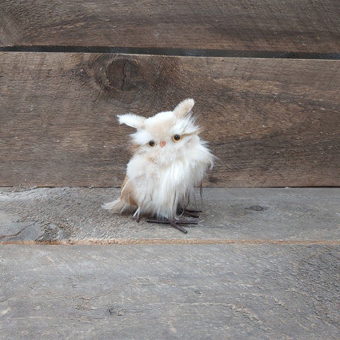 6" Brown Standing Owl