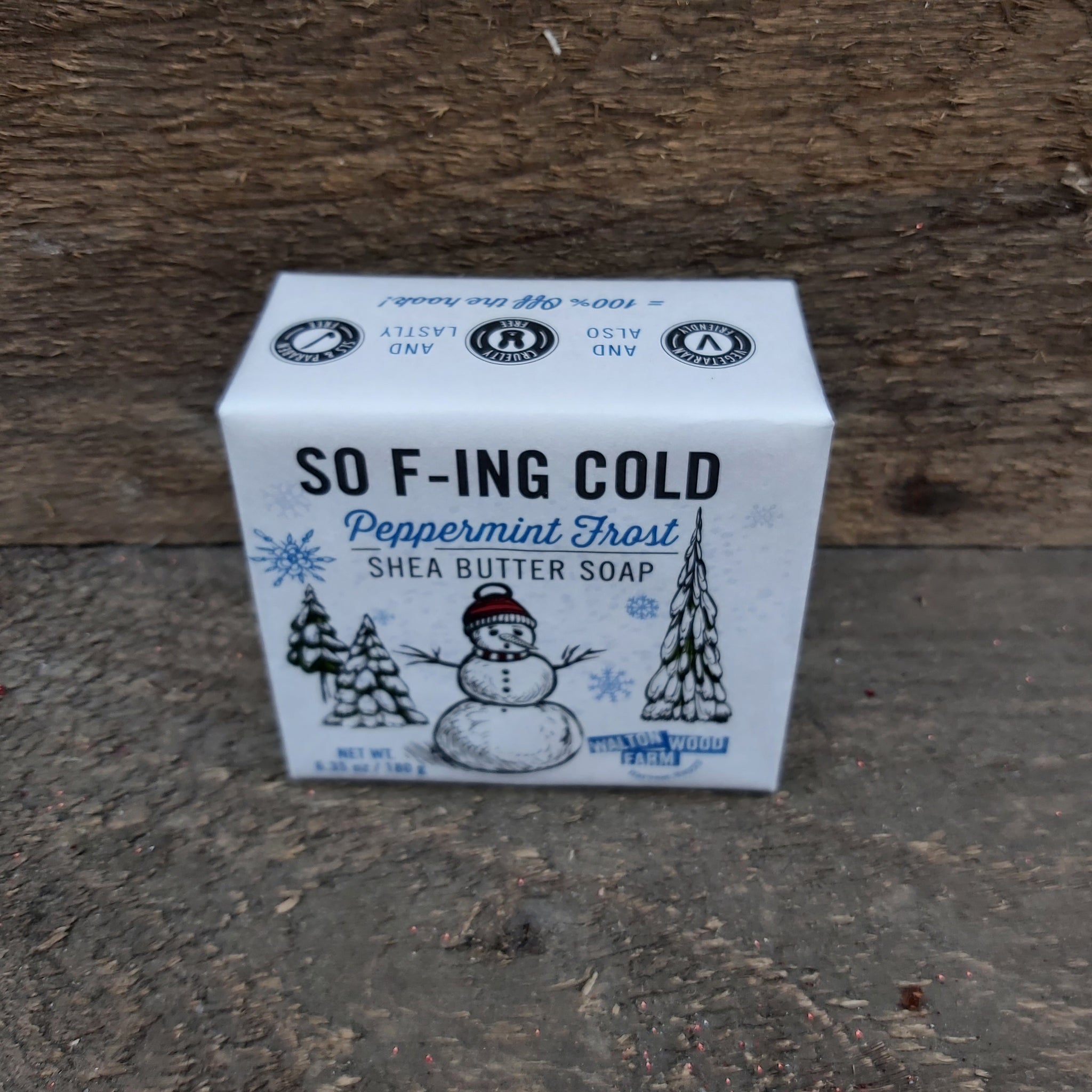 Soap Bar 'So F'ing Cold'