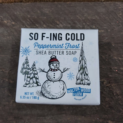 Soap Bar 'So F'ing Cold'