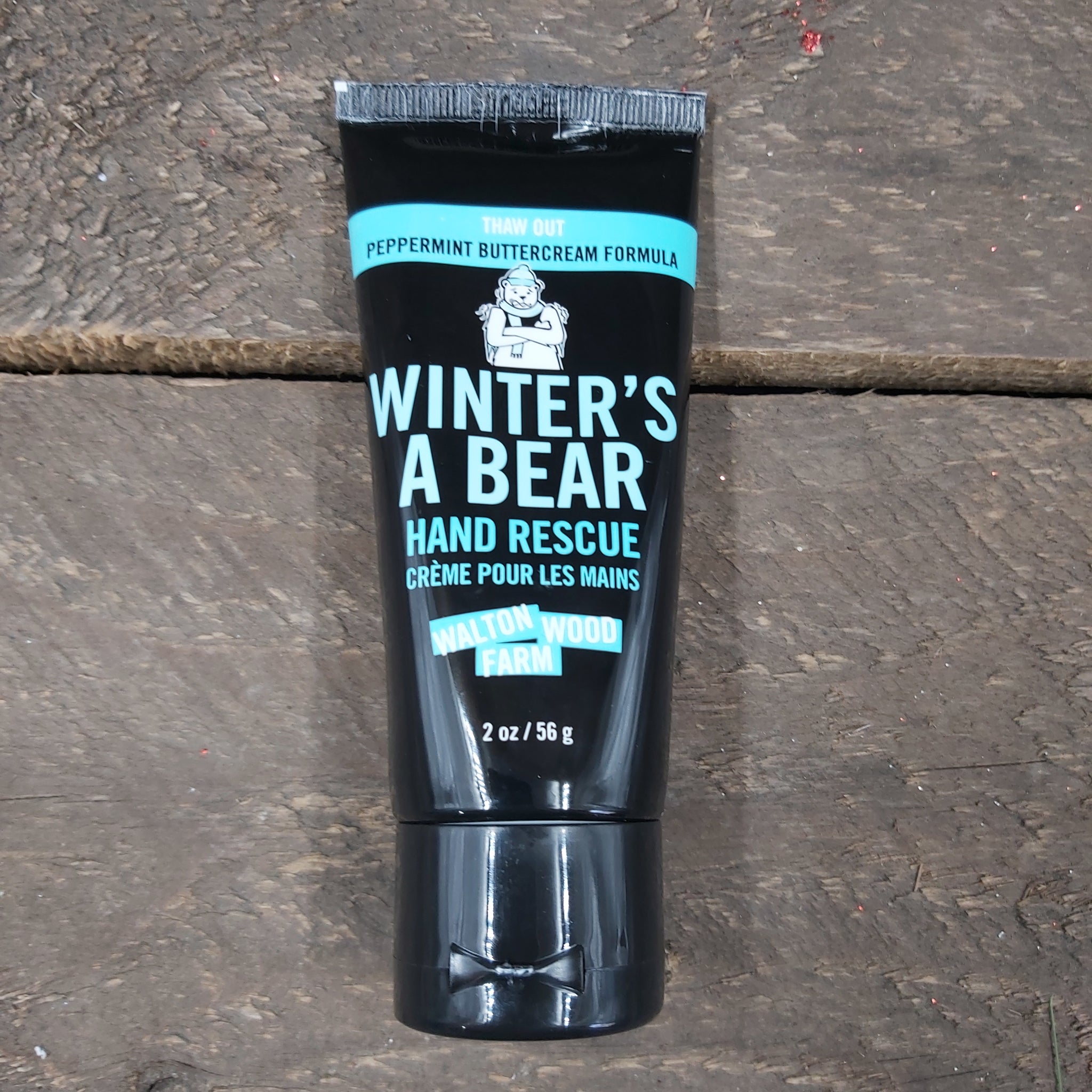 Hand Rescue Tube 'Winter's a Bear'