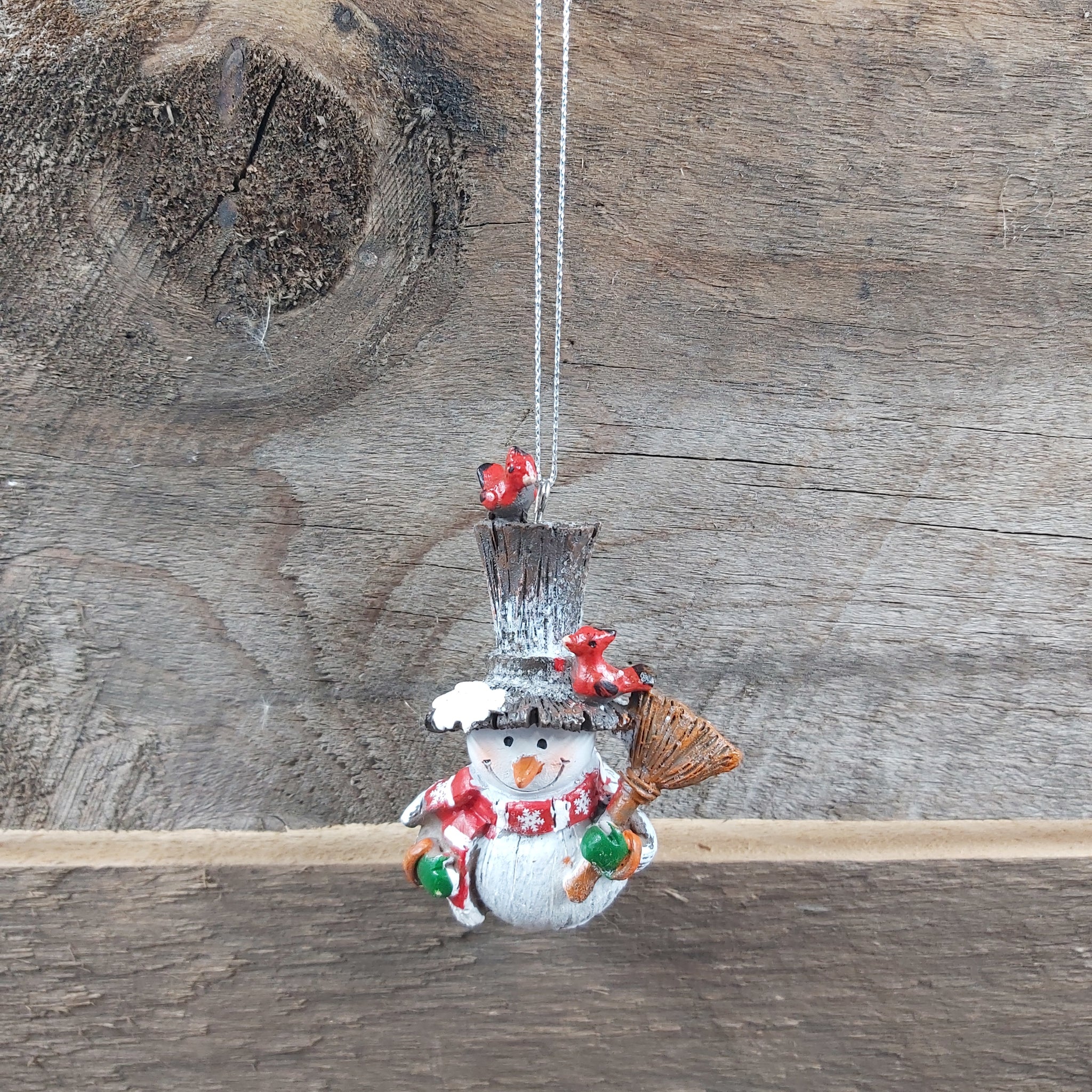 3 Inch Country Snowman Ornament