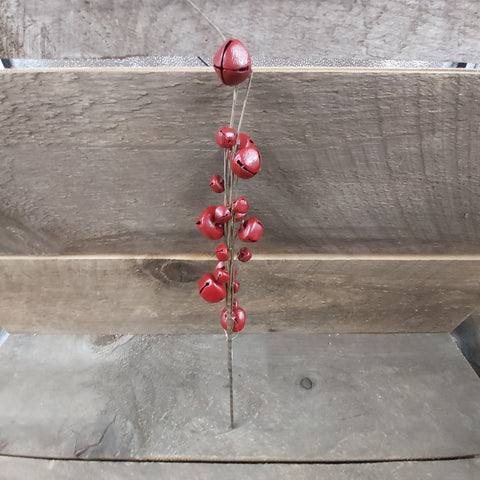 18" Spray 'Red Jingle Bell'