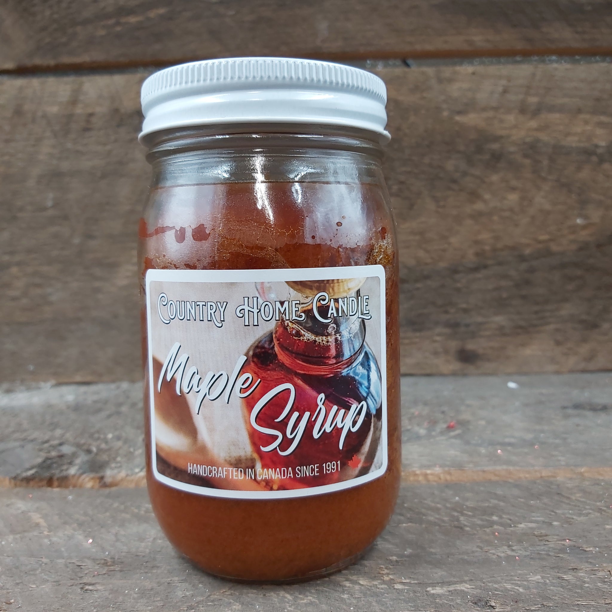 Maple Syrup - Mason Jar Candle 16oz