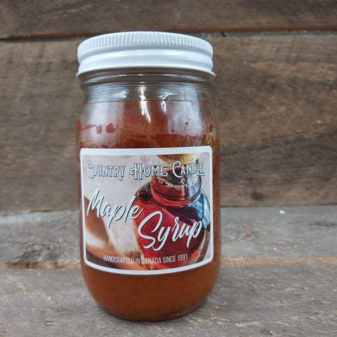 Maple Syrup - Mason Jar Candle 16oz