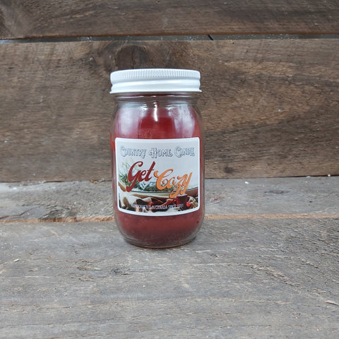 Get Cozy - Mason Jar Candle 16oz