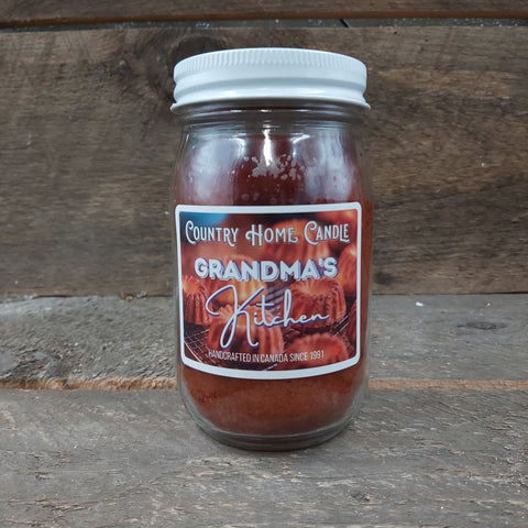 Grandma's Kitchen - Mason Jar Candle 16oz