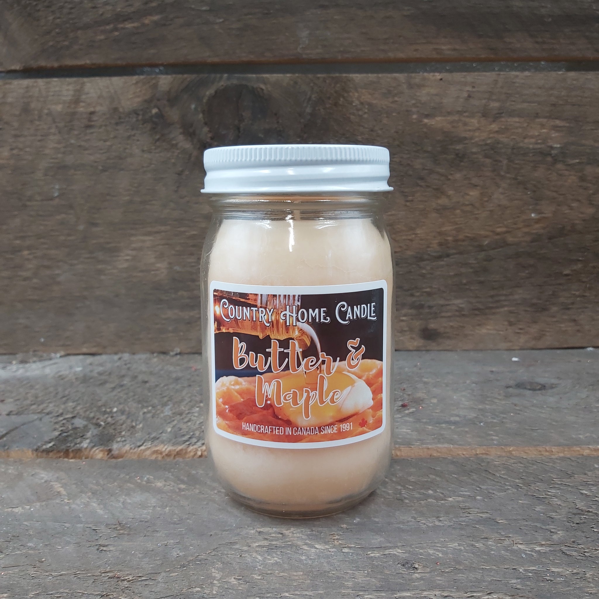 Butter & Maple - Mason Jar Candle 16oz