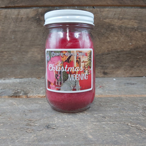 Christmas Morning - Mason Jar Candle 16oz