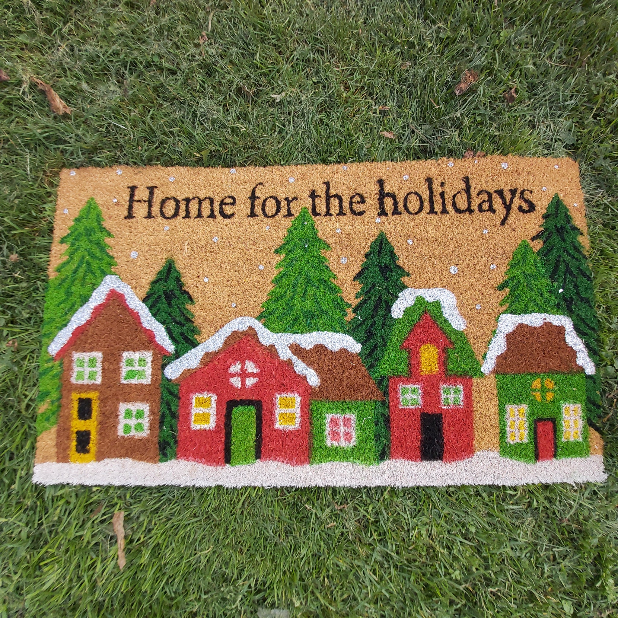 Doormat 'Home for Holidays'