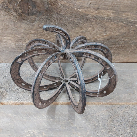 9.75" Pumpkin 'Metal Horseshoe'