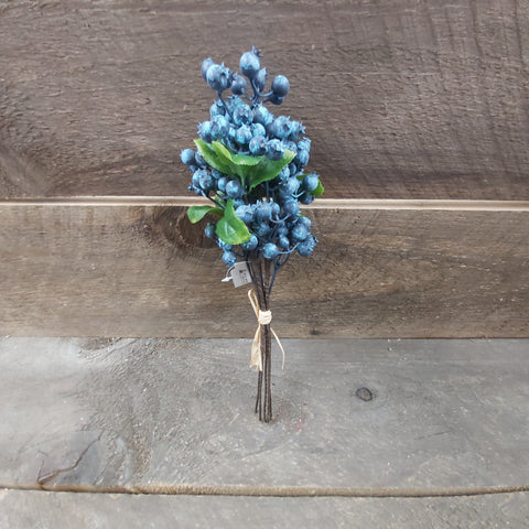 11" Blue Berry Bundle with 5 Stems