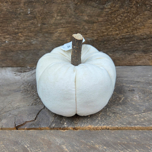 2 Assorted Velvet Pumpkins