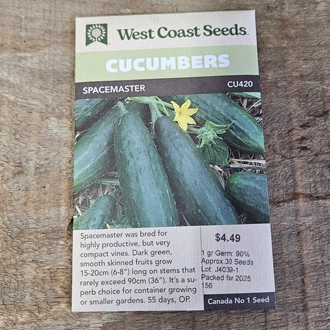 Cucumbers 'Spacemaster'- West Coast Seeds