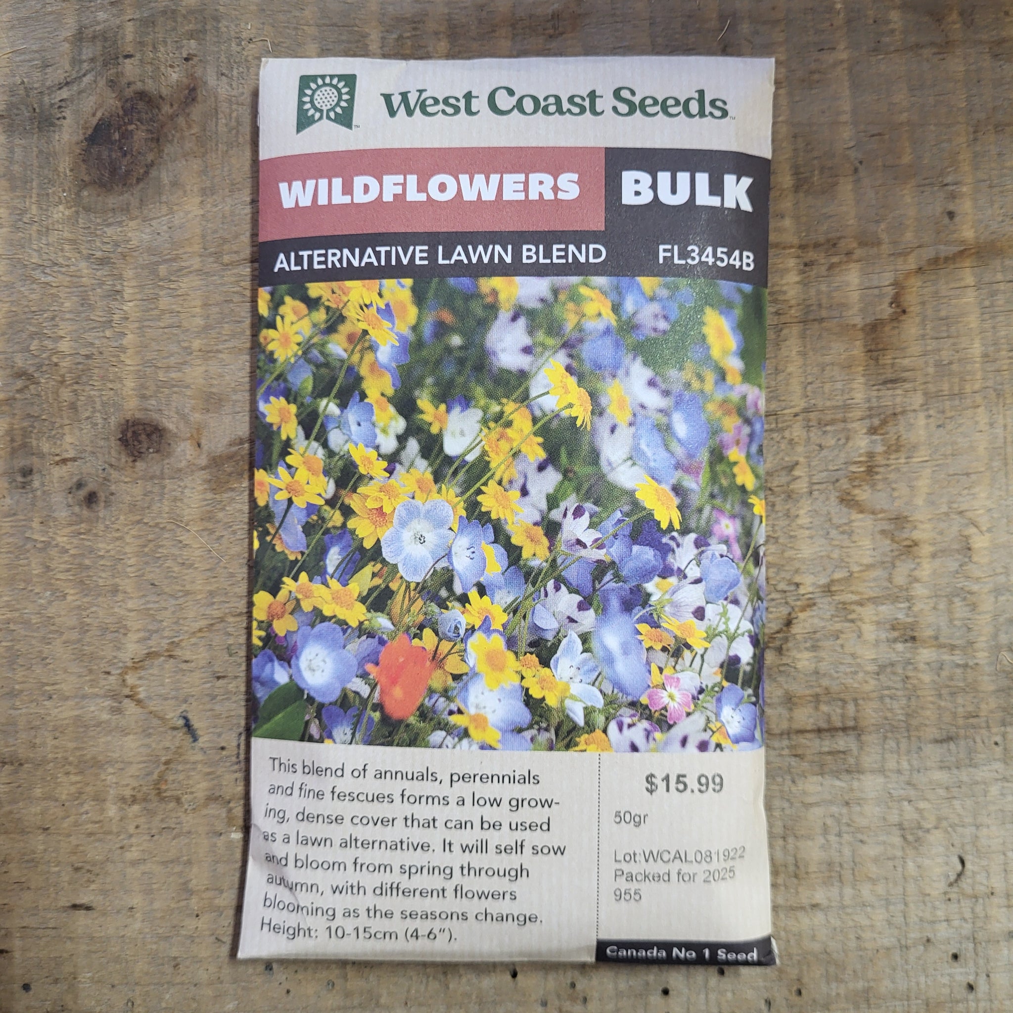 Wildflowers BULK 'Alternative Lawn Blend' - West Coast Seeds