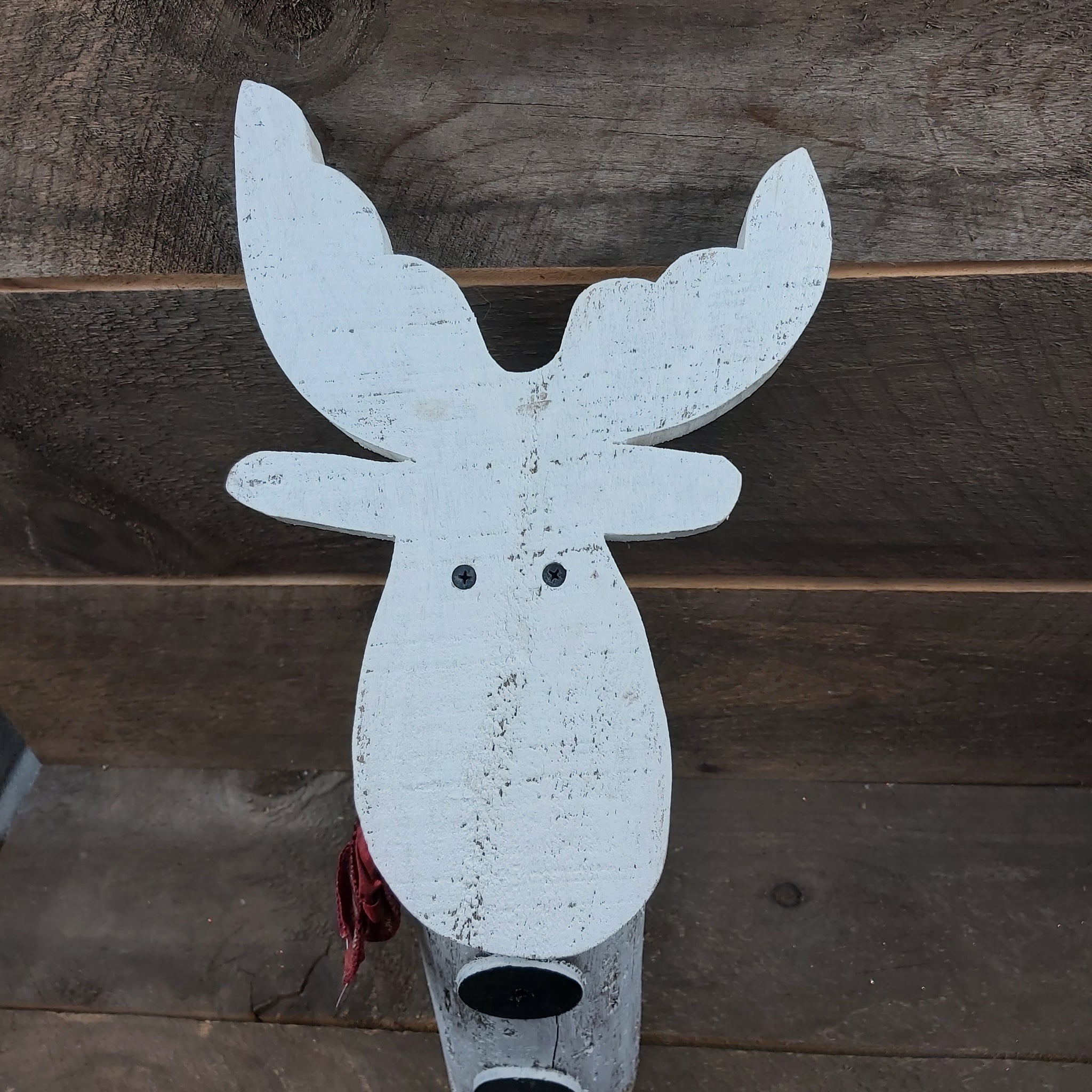 Wooden Moose head
