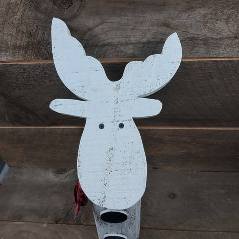 Wooden Moose head