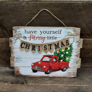 LED Truck 'Have Yourself a Merry Christmas' Sign