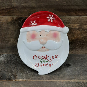 10.25" 'Cookies For Santa' Plate