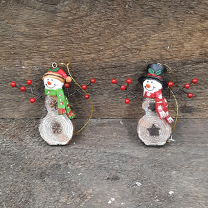 3" 'Berry Twig Arms' Snowman