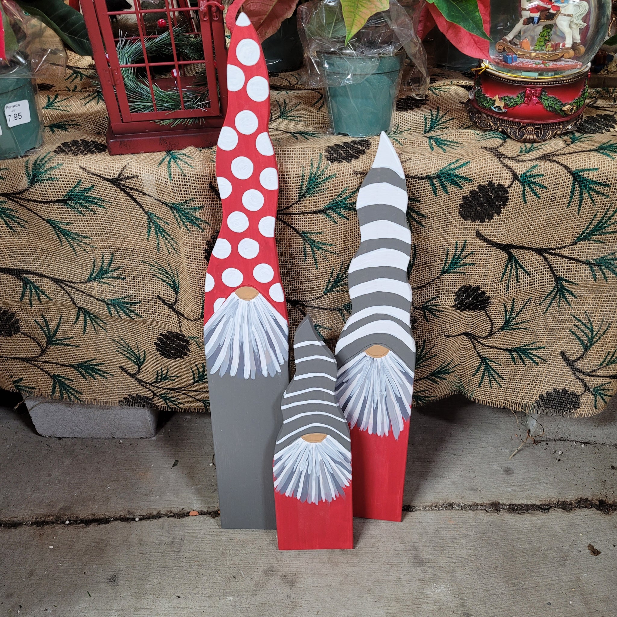 Handcrafted Wood Christmas Gnome