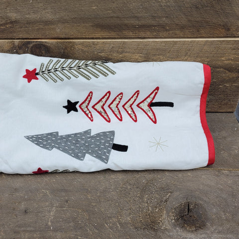50" Holiday Embroidered Tree Skirt
