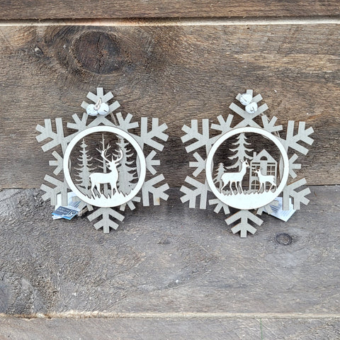 Deer Scene Ornament