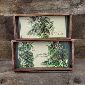 Pinecone Tray Set