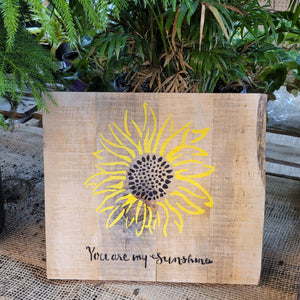 Wood Sign 'You Are My Sunshine'