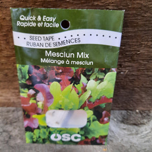 Seed Tape - Mesclun Mix