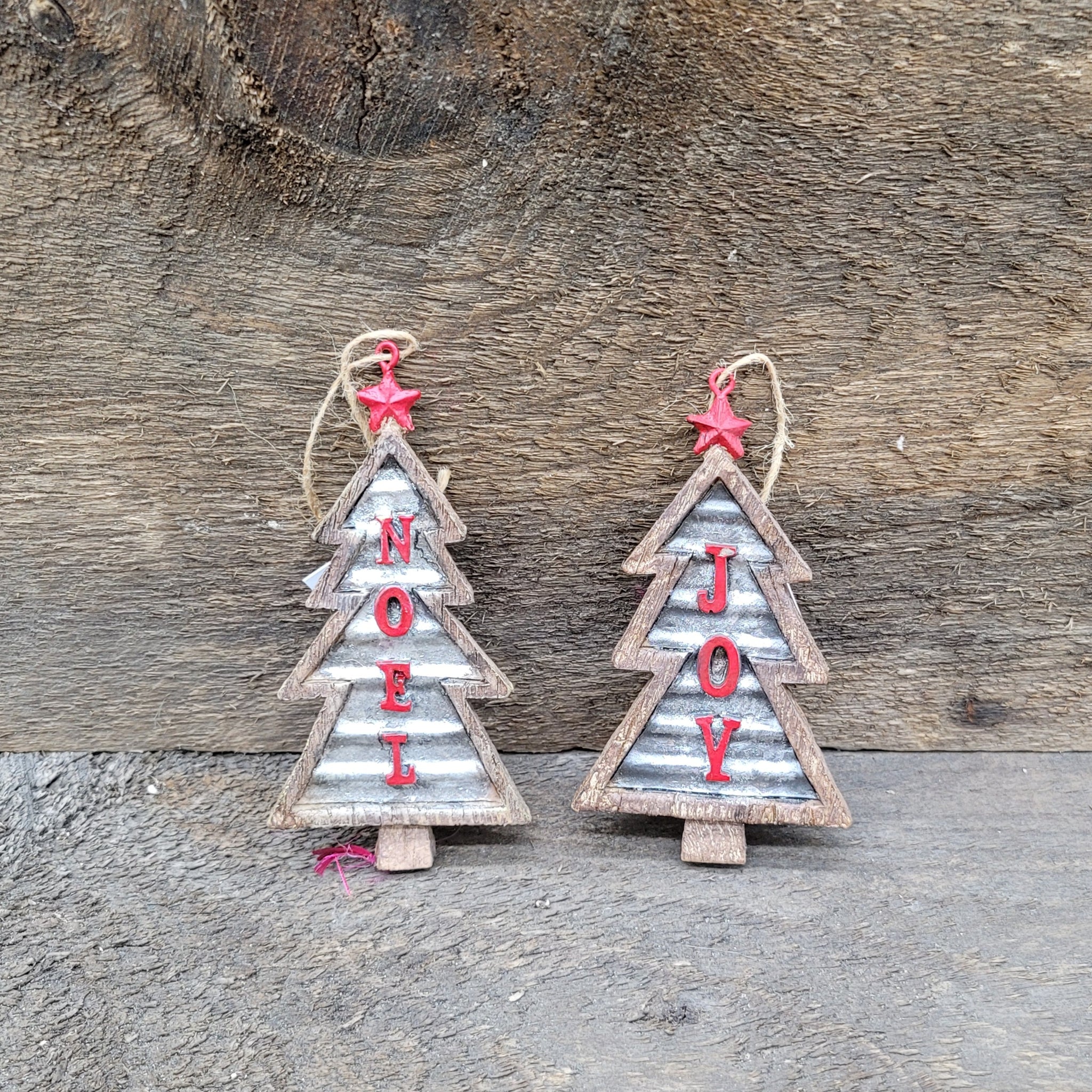4.5" 'Rustic Tree' Ornament
