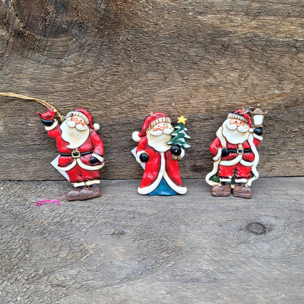 3.5" 'Santa/Snowman' Ornament